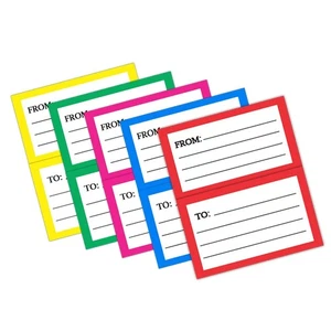 a desde la dirección de devolución etiquetas postales 3,5 x 4,5 pulgadas correo en blanco envío La... - Imagen 1 de 7