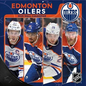 TURNER SPORTS Edmonton Oilers 2025 12x12 Team Wall Calendar 25998011941 - Picture 1 of 1