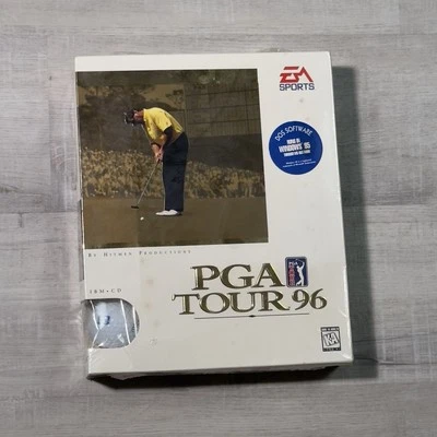 Vintage EA Sports PGA Tour 96 IBM CD Video Game DOS Software Hitmen Productions - Image 1 of 4