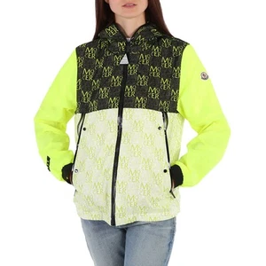 Moncler Ladies Open Yellow Taanlo Hooded Windbreak Jacket, Brand Size 0 - Picture 1 of 7