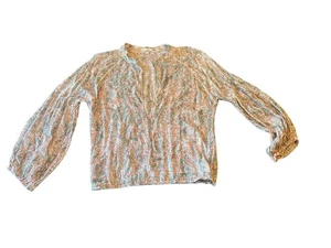 Poupette St Barth XS blusa leggera multicolore manica lunga cottage - Foto 1 di 6