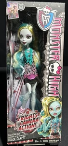 Alfombra negra Monster High Frights cámara acción azul lagoona - Imagen 1 de 18