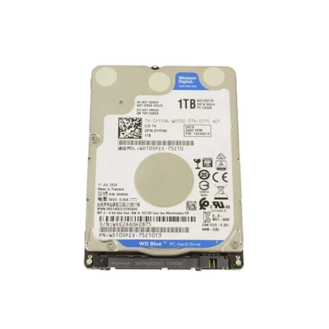 Hard Disk Drive Dell YYFN4 WD10SPZX-75Z10T2 Hard Disk Drive - 1 TB - 5400 RPM - - Image 1 of 1