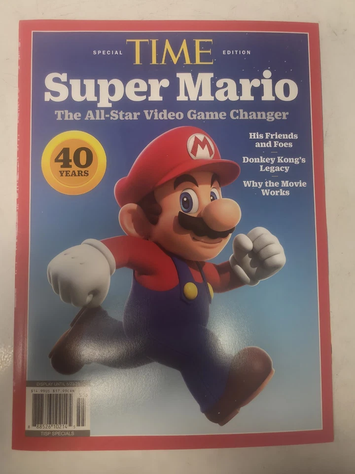 TIME Magazine ~ Special Issue 2025 ~ Super Mario ~ 40 Years  All-Star Video Game - Image 1 of 1