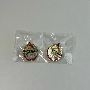 St. Louis Cardinals Scott Rolen Hall Of Fame Collector Pin Lot of 2 SGA new HOF - Picture 1 of 4