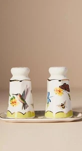 NEU Anthropologie Lou Rota Mutter Natur Salz & Pfefferstreuer Kolibris - Bild 1 von 3