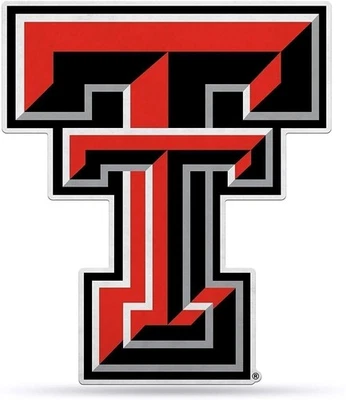 Banderín Texas Tech Red Raiders logotipo primario 18 pulgadas fieltro suave Universidad de Foto 1 de 2