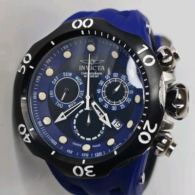 Cronógrafo Invicta Venom para hombre negro azul 52 mm 16988 Foto 1 de 4