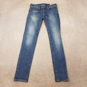 Diesel Mens Jeans 30x32 Blue Sleenker-X 082AB Stretch Skinny Slim Denim W30 L32 - Picture 1 of 11