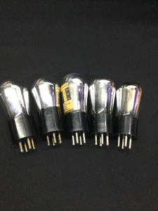 LOTE de (5) Tubos de vacío de radio globo de varias marcas 201A 301A PROBADOS R.9149 - Imagen 1 de 3