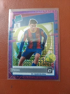 2020 Panini Chronicles Optic Rated Rookies La Liga Purple Mojo Prizm Pedri #5 RC - Picture 1 of 2