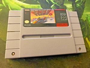 F-Zero SNES Super Nintendo Authentic TESTED Working - Picture 1 of 4