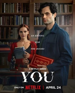Póster YOU temporada 5 12x15 Joe Goldberg, Louise Flannery (Brontë), impreso Netflix - Imagen 1 de 1