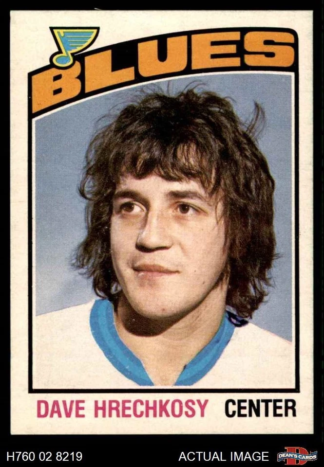 1976 O-Pee-Chee NHL #364 Dave Hrechkosy Blues 6 - EX/MT - Image 1 of 1