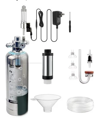 水族箱二氧化碳发生器带电磁阀水族箱植物 1L G600mini — 第 1/4 张图片