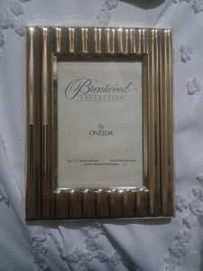 Oneida Brentwood Collection & Gold plate Rectangular Picture Frame 3½ X 5 - Bild 1 von 7