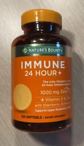 Nature's Bounty Immune 24 Hour - 120 Softgels Exp: 07/2025. New