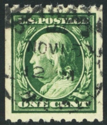 390, Used Superb 1¢ Coil With PSAG Graded 98J Certificate - Stuart Katz - Image 1 of 2