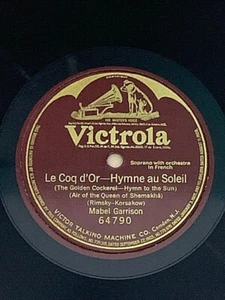 MABEL GARRISON: Hymme au Soleil - 1917 - 64790 w/Original Sleeve - VG++ - Imagen 1 de 2