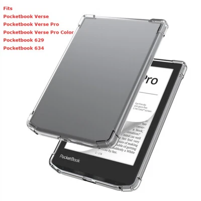 NEW! Clear Soft Case for Pocketbook 629 634 Verse Pro Color 6" eBook TPU Cover - Image 1 of 4