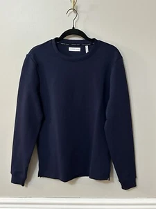 Geoffrey Beene Men’s Navy Blue Crew Neck Sweatshirt Size Small - Picture 1 of 8