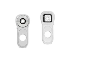 LG V10 Kamera Glas Linse Camera Glass Lens mit Rahmen/Frame Silber - Bild 1 von 1