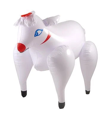 KRD LTD 22" INFLATABLE SHEEP Blow Up Hen Stag Do Fun Party Accessory Reusable Toy 54cm
