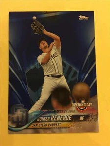2018 Topps Opening Day Blue Foil Parallel #87 Hunter Renfroe Padres - Picture 1 of 1