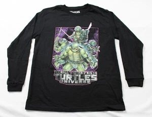 Teenage Mutant Ninja Turtles Boy's Nickelodeon Graphic Tee CG2 Black Size 14 NWT - Picture 1 of 4