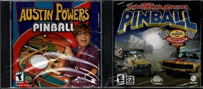 Dirt Track Pinball & Austin Powers Pinball Pc Both New XP 2 Great Pinball Games - Image 1 of 2