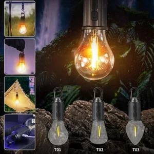 Tragbare Campingleuchte, 600 mAh, LED-Campinglampe mit Haken, Wasserdicht, USB - Bild 1 von 9