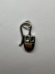 Shube’s Dakota West Sterling Silver Computer Mouse Charm Or Pendant 1.50g - Picture 1 of 3