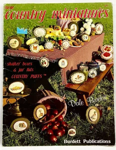 1983 Dale Burdett More Country Miniatures Cross Stitch Pattern Book Vintag 10787 - Bild 1 von 2