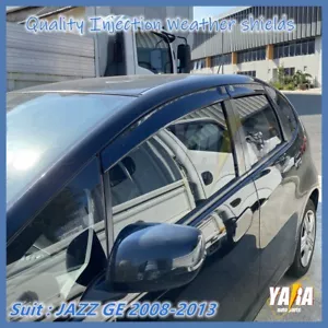Premium Weather Shields Weathershields Suitable for Honda Jazz GE 2008-2013 4pcs - Picture 1 of 10
