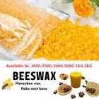100G-5KG/Bag Organic Yellow Beeswax Pellets Pure Bee Wax No Add Easy Melt Beewax