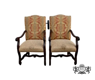 Par de sillones estilo Tudor Laneventure vintage con base de camilla Foto 1 de 4