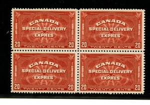 KMC4076-Canada #E4 (C661) block of 4, Comp 1930 Special Delivery, MNH, CV$500.00 - Picture 1 of 2