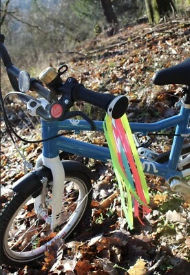 Lenkerfransen für der Kinderfahrrad / Laufrad, bunte Bänder, Quasten, Steamer - Bild 1 von 3