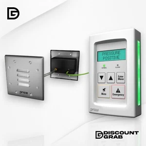 Antec Controls PM Series Room Pressure Monitor w/ 2 Pressure Sensors. - Picture 1 of 8
