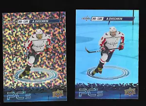 BEIDE! 2023-24 OBERDECK SERIE 2 STCK. SPARKLE & BASIS ALEX OVECHKIN PC-8 - Bild 1 von 2