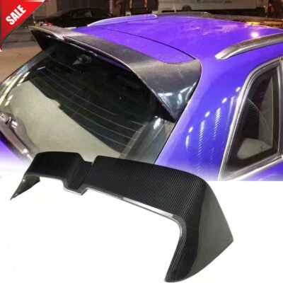 Alerón de techo trasero de carbono real para Audi A3 Sline/S3 2 puertas hatchback 2014-20 Foto 1 de 4