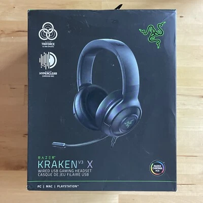 Razer Kraken V3 X Wired Gaming Headset: 7.1 Surround Sound for PC (RZ04-0375)™ - Image 1 of 4