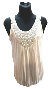 Camisa sin mangas Agenda para mujer talla mediana adornada - Imagen 1 de 6