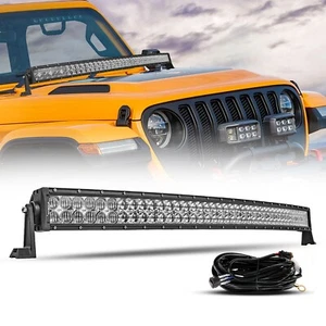 AUXBEAM 42" 5D Curved LED Work Light Bar Offroad Truck Driving Fog w/ Wiring Kit - Bild 1 von 12