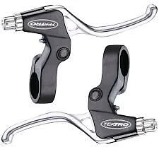 Tektro 510-TS Junior Brake Levers (Pair) — V-Brake / 4 Finger / Silver Blade - Image 1 of 1