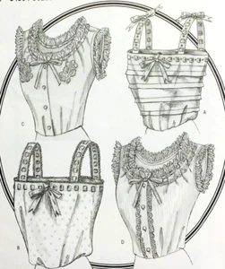 Butterick 3765 Camisole Costume Pattern Victorian Lace Making History 18 20 22 - Picture 1 of 17