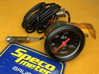 Mechanical oil temperature gauge 50-150 C Speco Performance 52mm 2" black 533-15 - Image 1 of 3