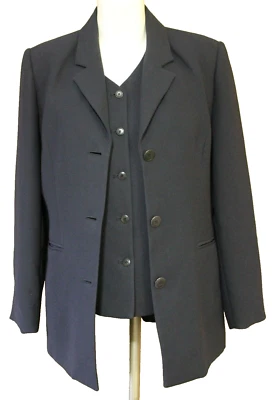 Conjunto Blazer y Chaleco Casual Corner Annex Negro Tallas 12P Blazer y 12 Chaleco Foto 1 de 4