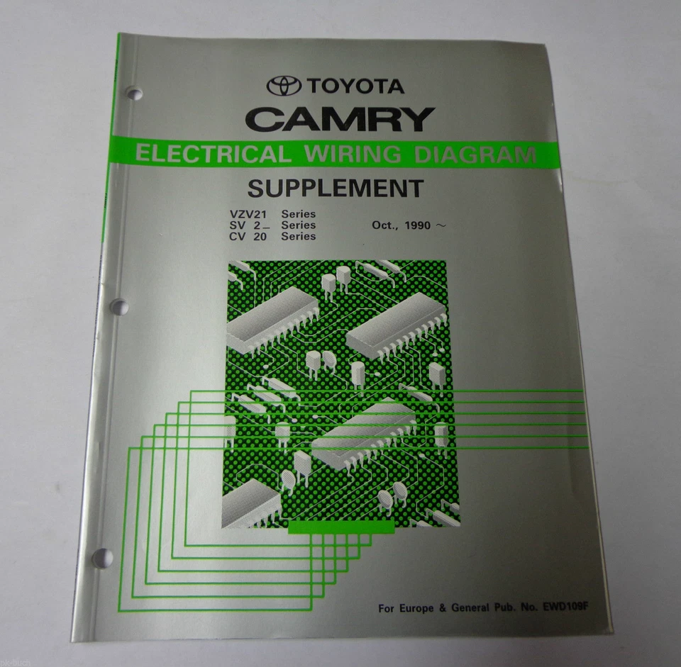 Manual de Taller Eléctrico/Eléctrico Alambrado Diagrama Toyota Camry a partir - Imagen 1 de 1