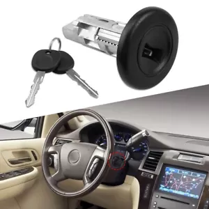 Replacement Ignition Switch Lock Cylinder w/ 2 Keys for GMC Chevy Hummer 924725 - Picture 1 of 16
